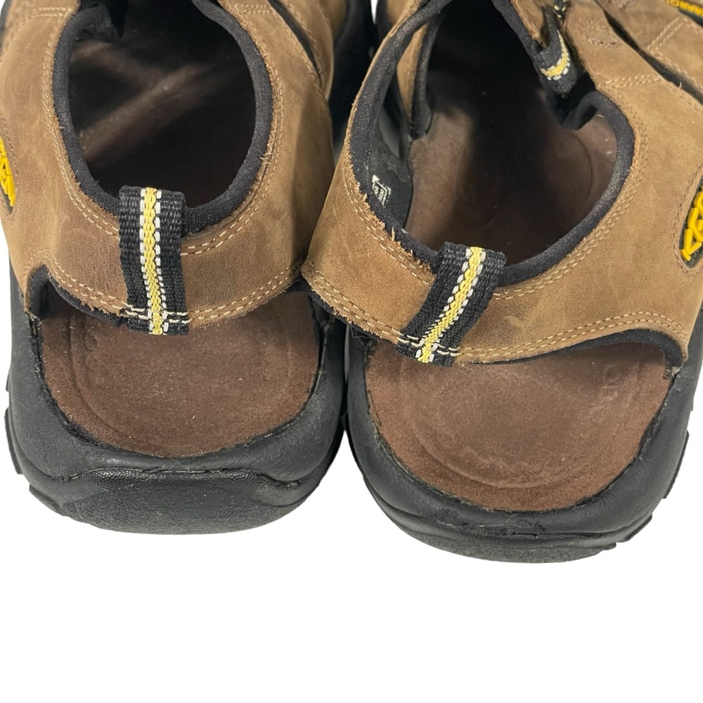 Keen Brown Men’s Sz 11 Waterproof Closed Toe Hiking Sandals - Picture 10 of 12